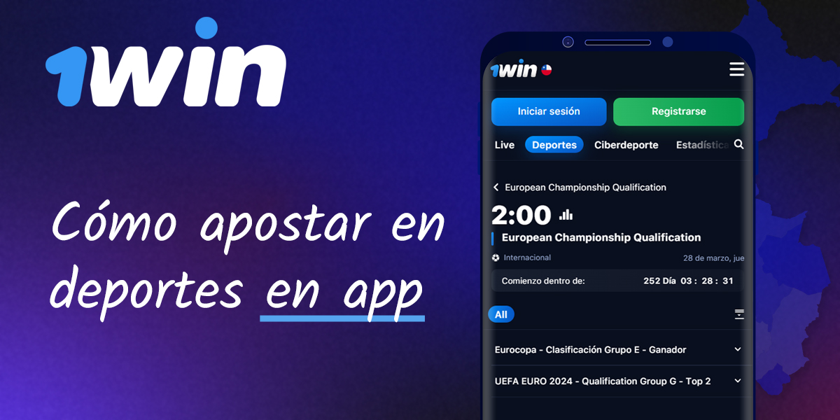 Cómo apostar en deportes en 1Win app