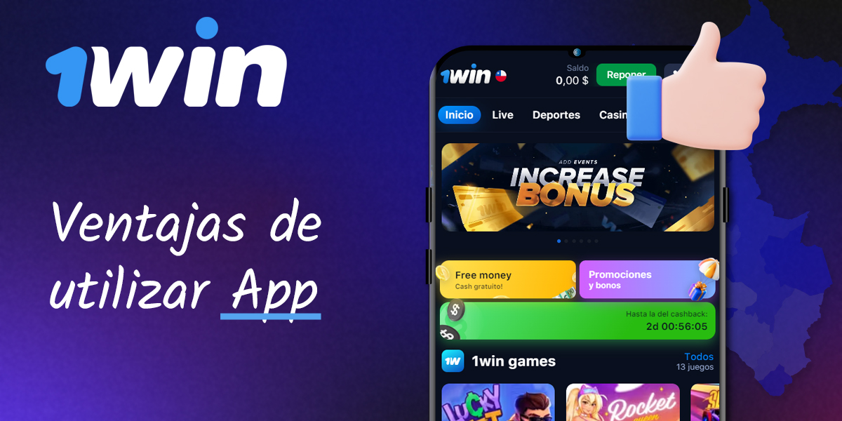 Ventajas de utilizar 1Win Bet App